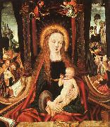 MASTER of the Aix-en-Chapel Altarpiece Madonna and Child sg Germany oil painting reproduction